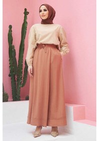 Resim 1155-Acelina Pantolon Etek Somon Çok Renkli 