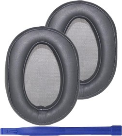 Resim Adhiper NAOGUNH MDR-100ABN Kulaklıklar/Kulaklıklar için Yedek Kulaklıklar Tamir Parçaları Yedek Kulak Pedleri MDR-100ABN/WH-H900N Kulaklıklar ile Uyumlu (Titanyum Grisi) 
