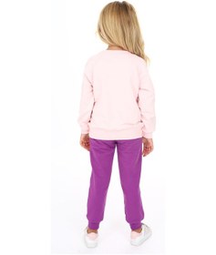 Resim Toontoy Kids Toontoy Kız Çocuk Baskılı Eşofman Takım Pudra 