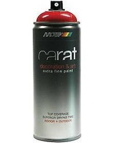 Resim Motip Carat Parlak Trafik Kırmızı Sprey Boya 400 ML Ral 3020 