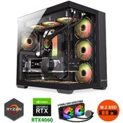 Resim Gamepage Astor X90 Ryzen 7 5700X 32GB RAM 1TB M.2 Nvme 8GB RTX4060 Sıvı Soğutmalı Oyuncu Bilgisayarı 