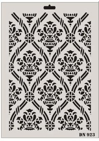 Resim Mey İthalat Rich Dantel Seri Dn-923 Stencil 35x25 Cm 