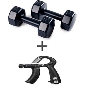Resim Ps Spor 1 Kg Dambıl Set 1kg 2 Adet Dambıl + Sayaçlı Ayarlanabilir El Yayı 