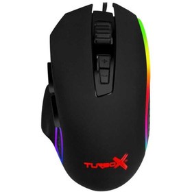 Resim Turbox BlastOff TR-M12 2400Dpi Usb Kablolu Siyah Gaming Optik Mouse Aydınlatmalı 