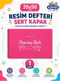 Resim andelart Eco Spiralli Resim Defteri 35x50 25 Yaprak 1 Adet 