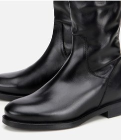 Resim Hotiç Kadın Deri Siyah Arkası Fermuar Detaylı Binici Düz Çizme 01cıh312740a100 01cıh312740a100 Siyah 