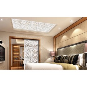 Resim Liar Ahşap Seperatör (Paravan) - KSP-13 - (18 mm) - (69 cm x 139 cm) - (Beyaz) 