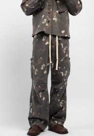 Resim Urban Kamuflaj Desenli Kargo Pantolon - Koyu Kamuflaj / XL 