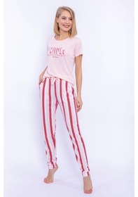 Resim Pierre Cardin 8275 Summer Toz Somon Kadın Slim Fit Homewear 