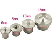 Resim Liyao Gümüş Yuvarlak 4 Adet Dübel Pimleri Merkez Noktası 6/8/10/12MM Zıvana Merkezi Ağaç Işleme Gücü Için Set (Yurt Dışından) 