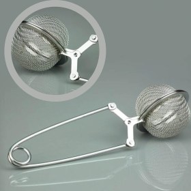 Resim Marsilyan Buffer® Paslanmaz Metal Pratik Kolay Bitki Çayı Demleme Süzgeci Aparatı 