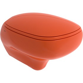 Resim Bocchi Fenice Asma Klozet 53 cm Parlak Turuncu 