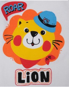 Resim Bebelop Lion Baskılı Uzun Kollu Çıtçıtlı Zıbın 001 