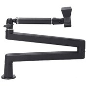 Resim Suntek Kondansatörler Mikrofon Sehpası Üç Bölmeli Kol Döndürme 