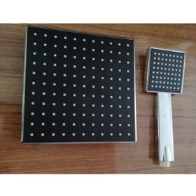Resim özbayyapı Siyah Duş Başlığı ve Duş Spirali 