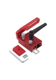 Resim Teltree 90 Derece Dönebilen Alüminyum Marangoz Kızak Sınırlayıcı - Kırmızı Renk Seçeneği 