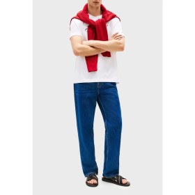 Resim Tommy Hilfiger Deri Logolu Sandalet Erkek Sandalet FM0FM05415 Bds 