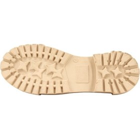 Resim Hobby Ayakkabı Hobby 26114s Hakiki Süet Deri Kadın Loafer Ayakkabı Bej 