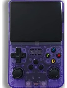 Resim Dream011 Mor R36s Retro El Konsolu, 3,5 İnç Ekran, 64gb Taşınabilir Oyun Cihazı, Usb Şarj 