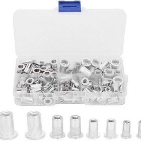 Resim Aubyhe Alüminyum Cıvata Somunu Seti 100 Adet - 6-32/8-32/10-24/10-32/1/4-20 Modelleri - Mekanik Ve Endüstriyel Montaj İçin Dayanıklı Somunlar 