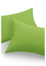 Resim 2li Yastık Kılıfı 50x70 Cm Only Paula Kombin Yeşil Çim Yeşili 