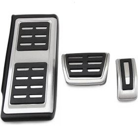 Resim Vagparts Golf 7 Otomatik Vites Pedal Seti - Golf 7 Krom Pedal Otomatik 