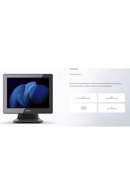 Resim GÜMRÜK BEY Apexa X-1500R (G) Dokunmatik POS Terminali Self Servis Kiosk Satış Noktası Bilgisayarı POS PC 