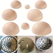 Resim 8 Parça Yarım Daire Seramik Aletleri, DIY Yuvarlak Kase/Sepetler için Seramik Baskı Araçları - Seramik Tasarım İçin Temel El Sanatları Malzemeleri ve Model Araçları 