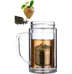 Resim 6 Cm Çay Demleme Süzgeci Kafes Şeklinde Çay Demleme Kutusu Bitki Çayı Demleme Süzgeci Açık Gri 