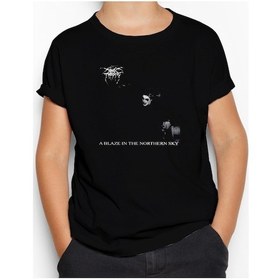 Resim Darkthrone A Blaze In The Northern Sky Siyah Çocuk Tişört Siyah 