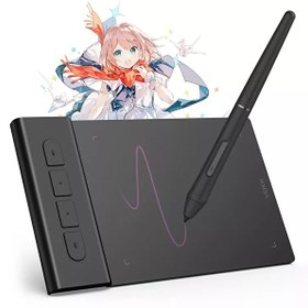 Resim Veikk VK430 4x3" 4 Kısayol Tuşlu Sağ Sol El Uyumlu Taşınabilir İmza Grafik Tablet+Kalem 