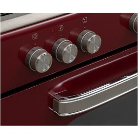 Resim Vestel SF-8400 65 LT Retro Ocaklı Solo Fırın Bordo 