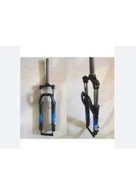 Resim Bisiklet Ön Maşa Amortisörlü Evo Kilitlemeli V-fren Ve Disk Fren Uyumlu Maşa 26 Jant Siyah 