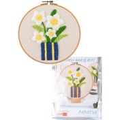 Resim Nakış Kitleri Kasnaklı 13.5 X 18.8 cm Papatya 