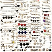 Resim 12 Parça/Set (Karışık Stil ve Boyutlar) Rastgele Paketlenmiş Kombinasyon Seti. Bel Ayarlayıcı Tokalar, Çok Amaçlı Giysi Klipsleri, Askılar ve Pantolon Koruyucu Klipsler. Günlük Kullanım İçin Uygun 