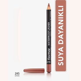 Resim Flormar Suya Dayanıklı ve Yoğun Pigmentli Mat Dudak Kalemi 245 Natural 