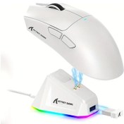 Resim Turcoshop11 Attack Shark X11 59g Beyaz Ultra Hafif Kablosuz Rgb Gaming Mouse Şarj Tabanlı Diğer 