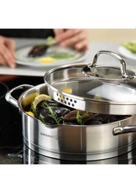 Resim Korkmaz A1702 Steama 15 Parça Çelik Çeyiz Seti 