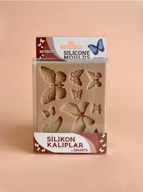 Resim Smarta Silikon Epoksi ve Polimer Kil Kalıbı Butterflies 