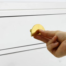 Resim Nzb Mobilya Mutfak Çekmece Dolap Dolabı Kapak Kulpları Kulbu Plastik Gold Altın Kulp 32 mm 