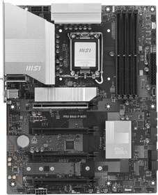 Resim MSI PRO B860-P WIFI 8600MHz (OC) DDR5 Soket LGA1851 M.2 HDMI DP Thunderbolt ATX Anakart 