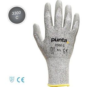 Resim Punta 3300 C - Pu Kaplı Kesilme Dirençli Eldiven 