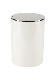 Resim Primanova Lenox Kapaklı Banyo Çöp Kovası. Bej 