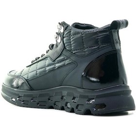 Resim Yaşar Kaşlı Erkek Sneaker Günlük Bot 40-44 23k Ykö-18331 M Siyah Kırışık Rugan Siyah 