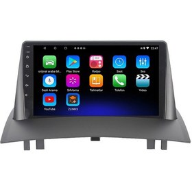Resim Celali Tuning Renault Megane 2 Android 12 Carplay Navigasyon Multimedya - 8gb Ram 128gb Hdd 