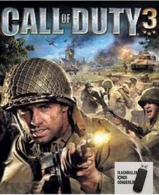 Resim Tigdes Call of Duty 3 PC Oyunu | Kuruluma Hazır Flash Bellek | Windows Uyumlu | Uyarlanmış Savaş FPS 