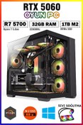 Resim DMC N315 (PUBG,GTA 5) Ryzen 7 5700,32gb Ram 1tb M.2,8gb Rtx5060 Sıvı Soğutmalı Oyuncu Bilgisayarı 
