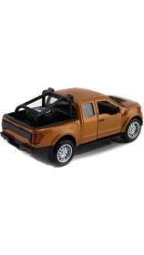Resim Mixoyuncak Metal Ford Ranger Pikap Çek Bırak Işıklı Kahverengi 12 cm 