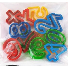 Resim Oyun Hamuru Kalıbı Rakamlar Çok Renkli 
