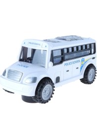 Resim Mixoyuncak Oyuncak Otobüs Işıklı Sesli Polis Otobüsü 20 cm 